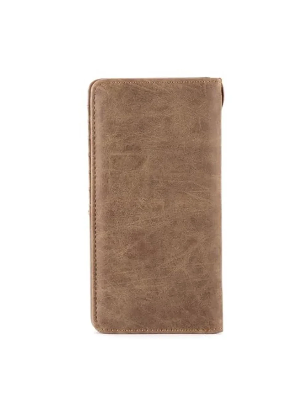 Men's Wallet Long Bifold Wallet with Card Slots RFID Blocking Vintage Checkbook